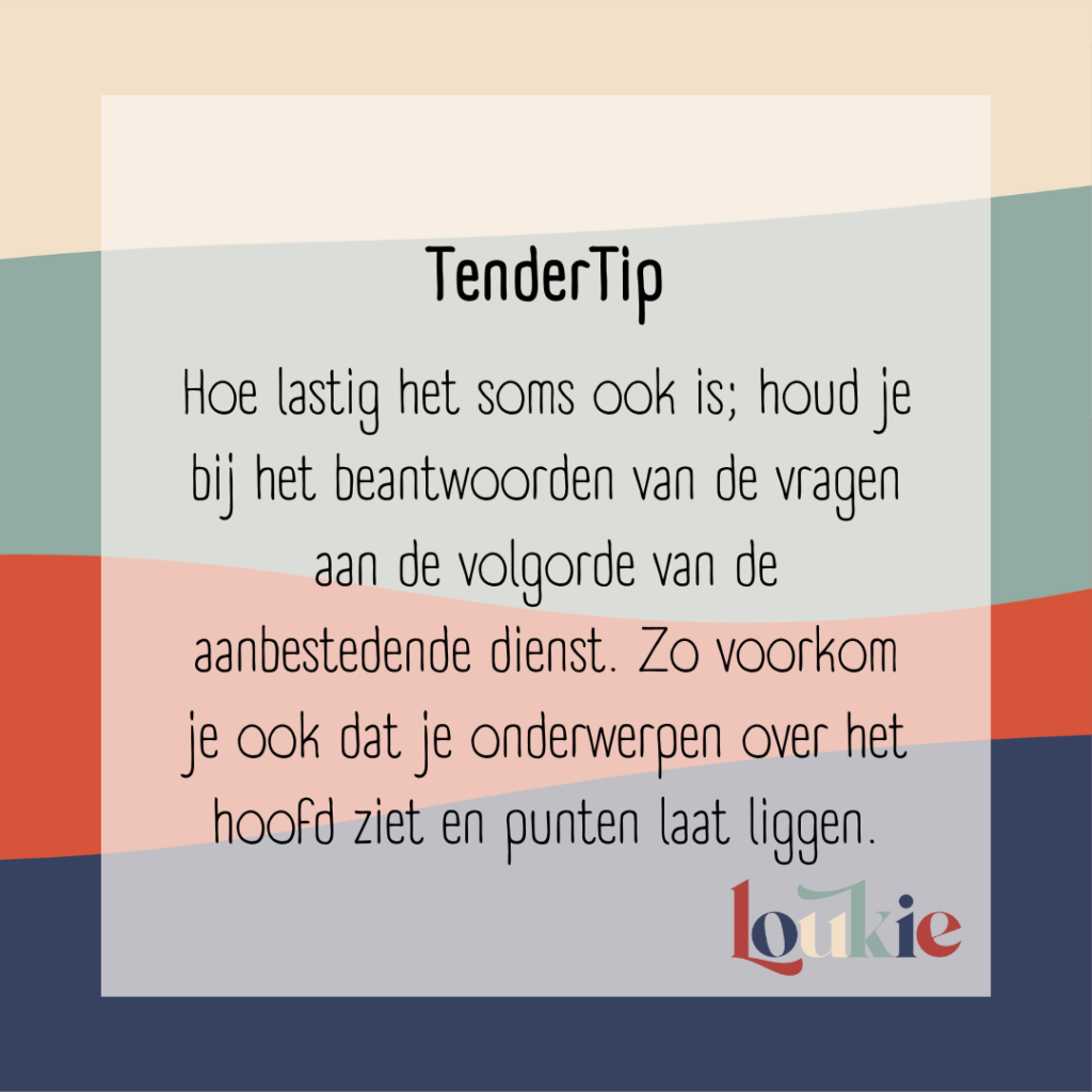 #tendertip Hulp  bij aanbestedingen